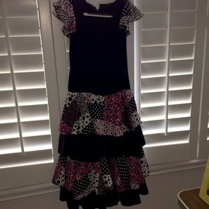 Custom made girls flamenco dress